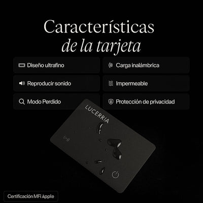 Tarjeta de seguimiento LUCERRIA