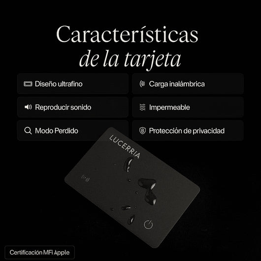 Tarjeta de seguimiento LUCERRIA