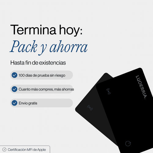 Tarjeta de seguimiento LUCERRIA